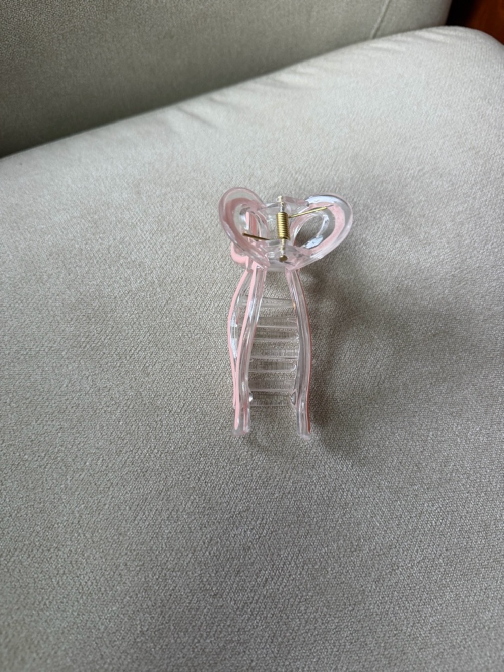Pink Bow Claw Clip Anthropologie - Picture 3 of 7